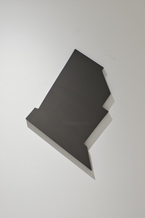 Escultura intitulada "L'équerre polonaise" por Yannig Hedel, Obras de arte originais