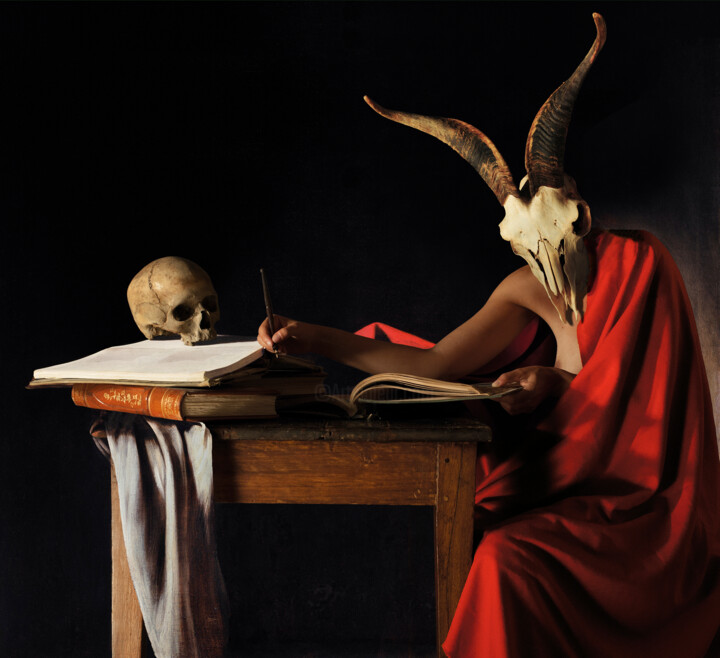 Photographie intitulée "Homo Animalis. St J…" par Laurent Delhaye, Œuvre d'art originale, Impression numérique