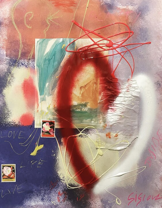 Painting titled "Beauty Inside Out" by Charles Le Doux, Original Artwork, Acrylic