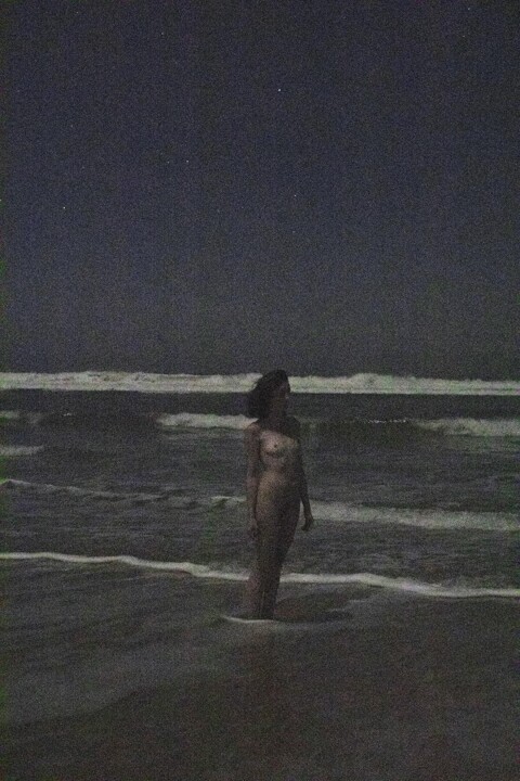 Photography titled "Nu à l'océan" by Charlotte  Mano, Original Artwork