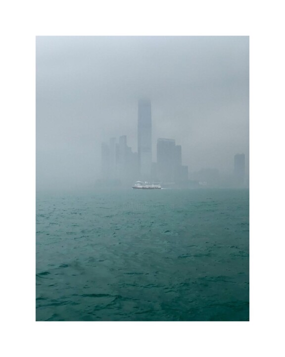 Photography titled "HK Fog" by Thomas Jenny, Original Artwork, Paper