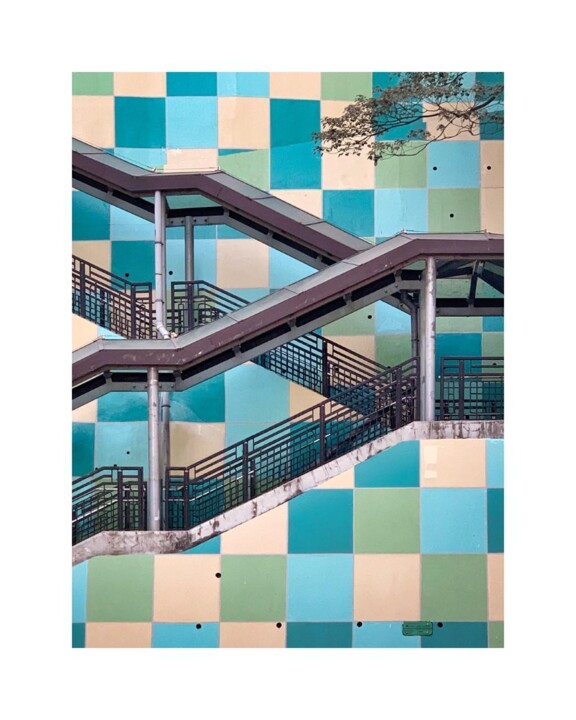 Photography titled "HK Square" by Thomas Jenny, Original Artwork, Paper