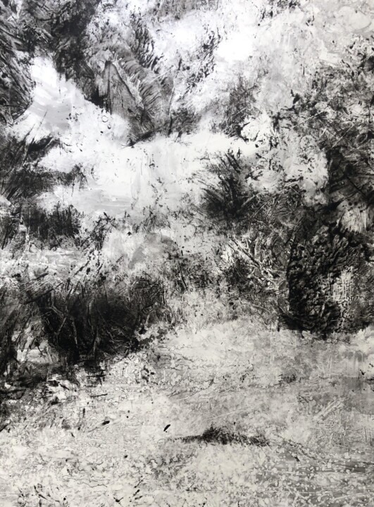 Drawing titled "Egarement" by Stéphanie Billarant, Original Artwork, Ink