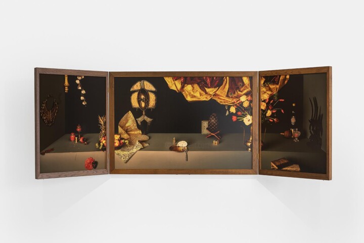 摄影 标题为“Retable Délices du…” 由Maya Inès Touam, 原创艺术品, 纸