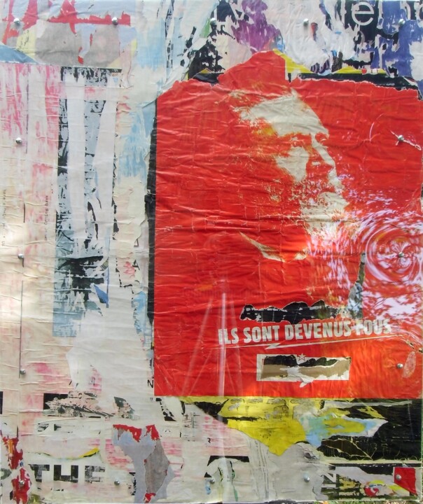 Collages intitulée "Ils-sont-devenus-fo…" par Zar, Œuvre d'art originale, Collages