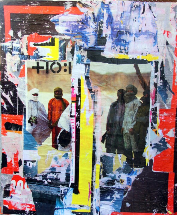 Collages titled "+IO-I" by Zar, Original Artwork, Collages