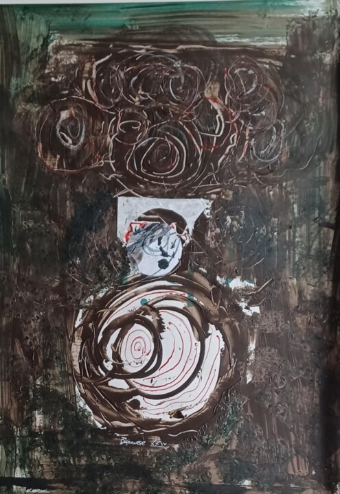 Painting titled "BK cygne ballet" by Serge Maronese, Original Artwork, Acrylic