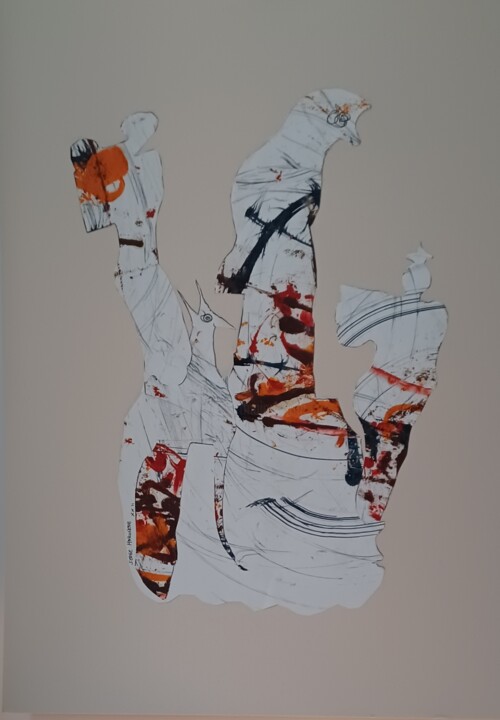 Banquise & Continents 拼贴, 31.5x23.6 in