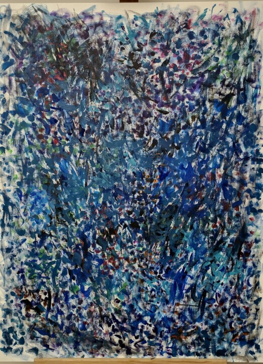 Painting titled "Rêveries" by Monica Dehaeze , Original Artwork, Acrylic