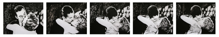 Drawing titled "Love Drawings #1 " by Nemanja Nikolic, Original Artwork, Graphite