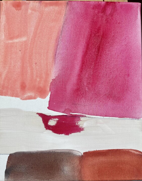 Painting titled "Libre Passage 1" by Diana Barrault, Original Artwork, Gouache