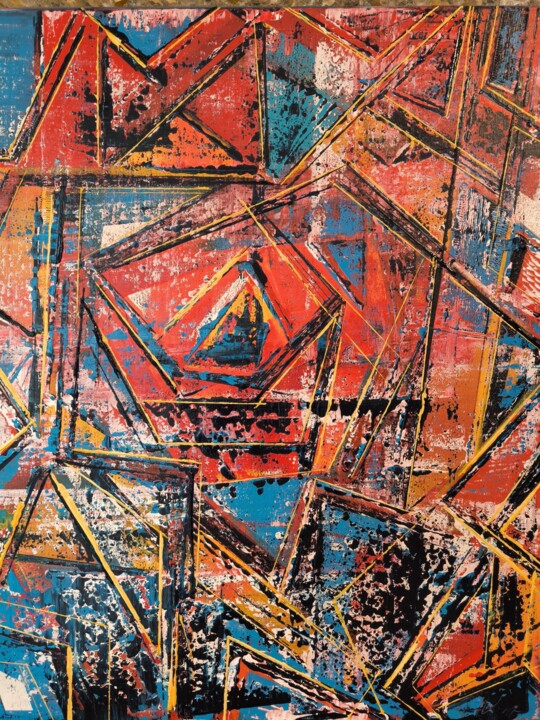 Painting titled "SOUVENIRS" by Hélène  Szumanski, Original Artwork, Acrylic