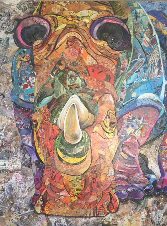charlie is an angel Collages, 45,7x35 in
