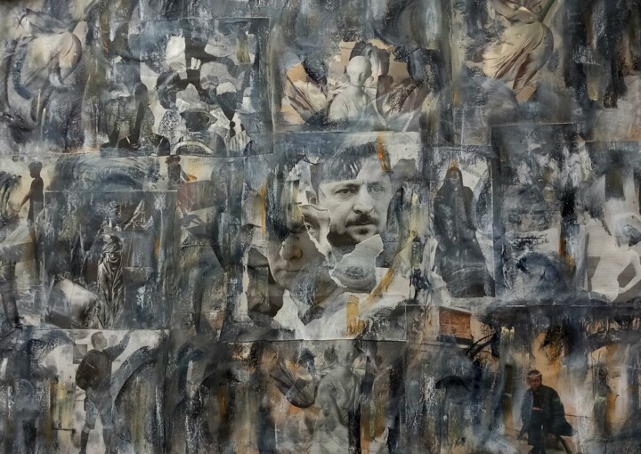Drawing titled "Ukraine " by Frederic Romain Gilles, Original Artwork, Pastel