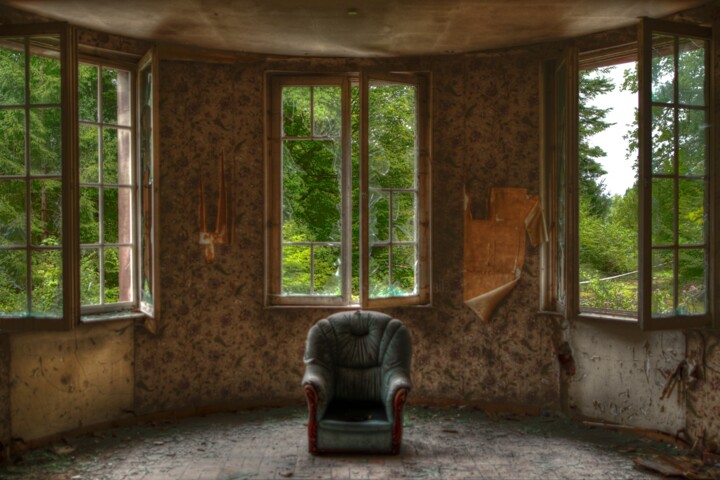 Photographie intitulée "solitude" par Lee O'Neil, Œuvre d'art originale, Aluminium