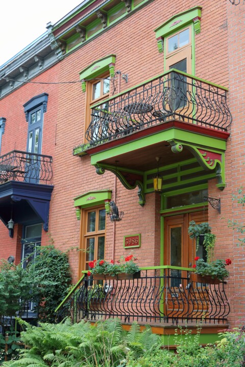 Montréal - Balcon et balustrade - 2 摄影, 29.9x19.7 in