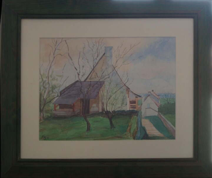 La Devinière maison de Rabelais Resim, 9,5x12,6 in