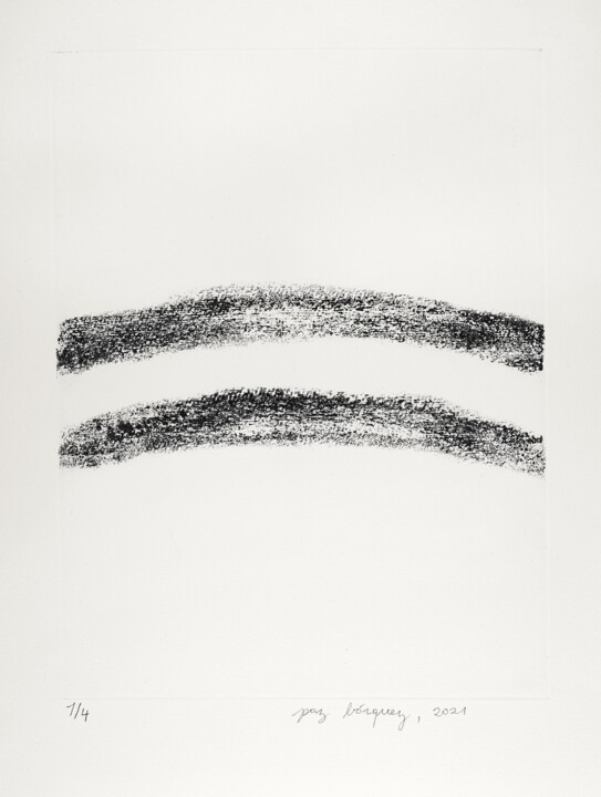 Drawing titled "Double passage " by Paz Borquez-Chevallier , Original Artwork, Paper
