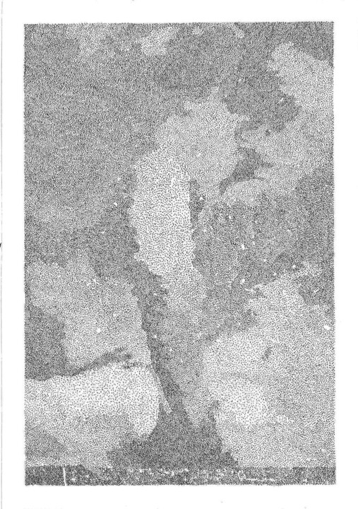 Drawing titled "Tornade - Kensas" by Rebecca Brueder, Original Artwork, Ink