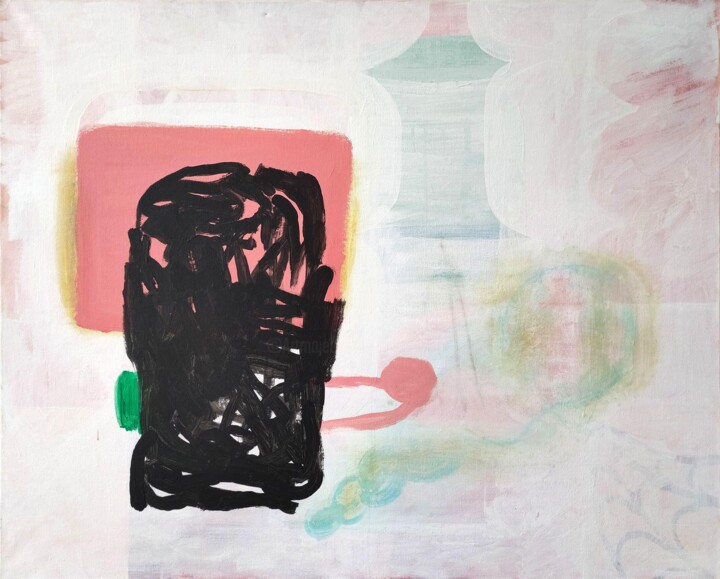 Painting titled "pluto " by Antony Huchette, Original Artwork, Acrylic