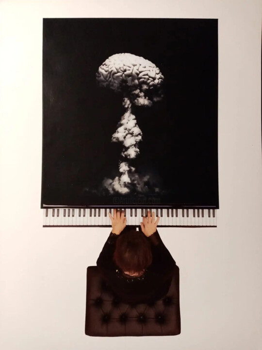 Collages titled "La Fausse Note" by Smith Smith, Original Artwork, Collages