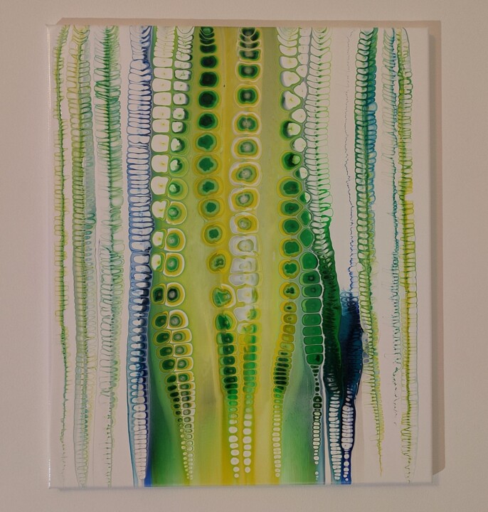 Painting titled "Cell line developme…" by Benjamin Fould, Original Artwork, Acrylic