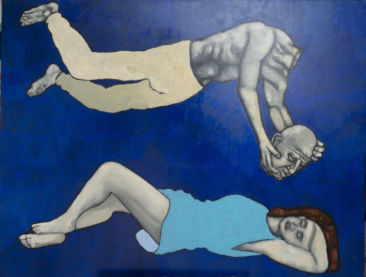 Peinture intitulée "le reve de Salomé" par Guillaume Cord, Œuvre d'art originale, Acrylique