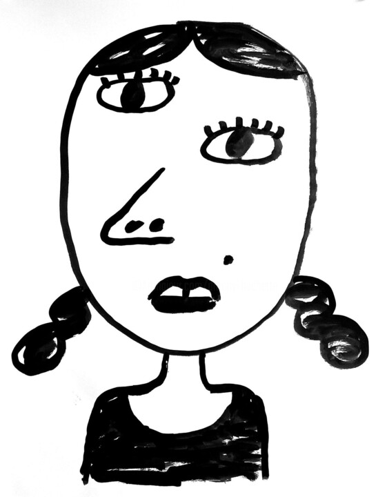 Drawing titled "untitled" by Antony Huchette, Original Artwork, Ink