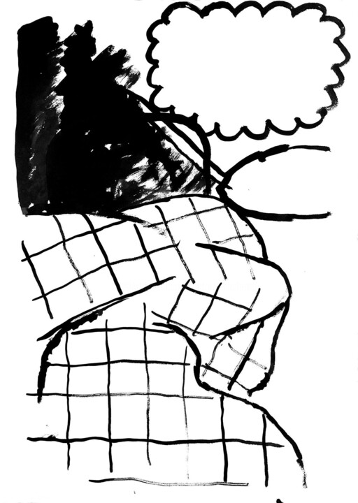 Drawing titled "untitled" by Antony Huchette, Original Artwork, Ink