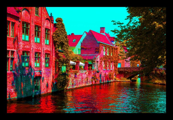 Bruges, Série 6, H33 数字艺术, 11.8x17.7 in