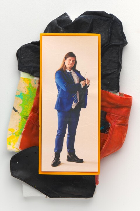 Art textile intitulée "Tue, Get the Look!" par Romain Mader, Œuvre d'art originale, Impression numérique
