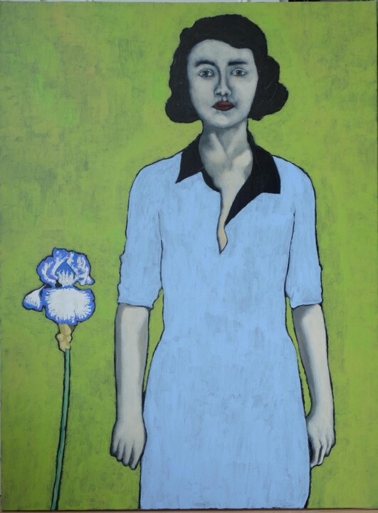 Peinture intitulée "portrait2" par Guillaume Cord, Œuvre d'art originale, Acrylique
