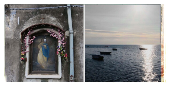 Photographie intitulée "DIPTYQUE SICILE " par Evelyne Chevallier, Œuvre d'art originale, Papier