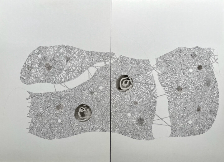 URBS - Diptyque II 图画, 30.7x41.7 in