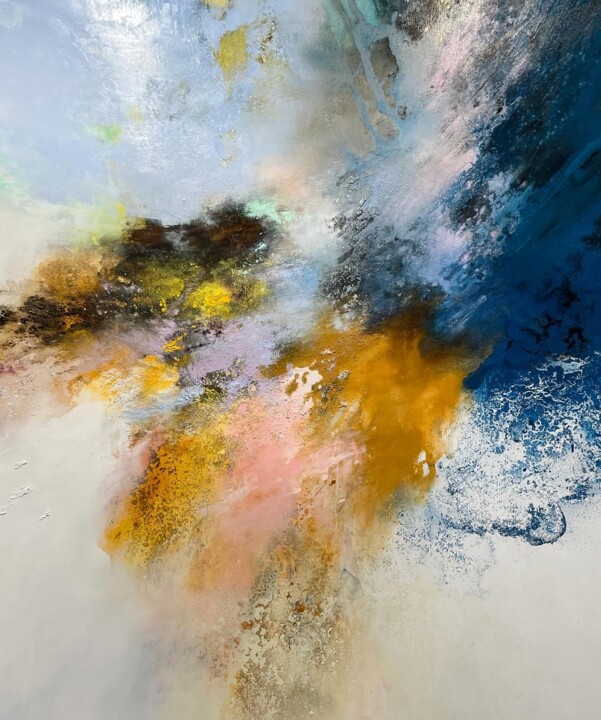 Peinture intitulée "Ignite" par Chris Veeneman, Œuvre d'art originale, Tissu