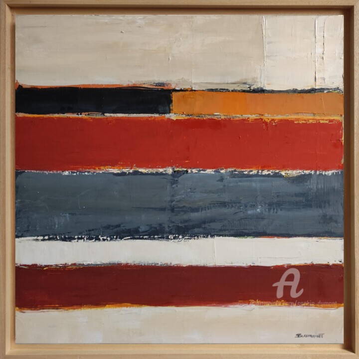 strates de rivages 绘画, 21.3x25.6 in