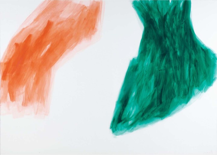 Dessin intitulée "8960 - sans titre" par Claude Tétot, Œuvre d'art originale, Huile