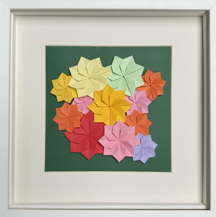Dessin intitulée "Garden" par Ivo Mart, Œuvre d'art originale, Papier