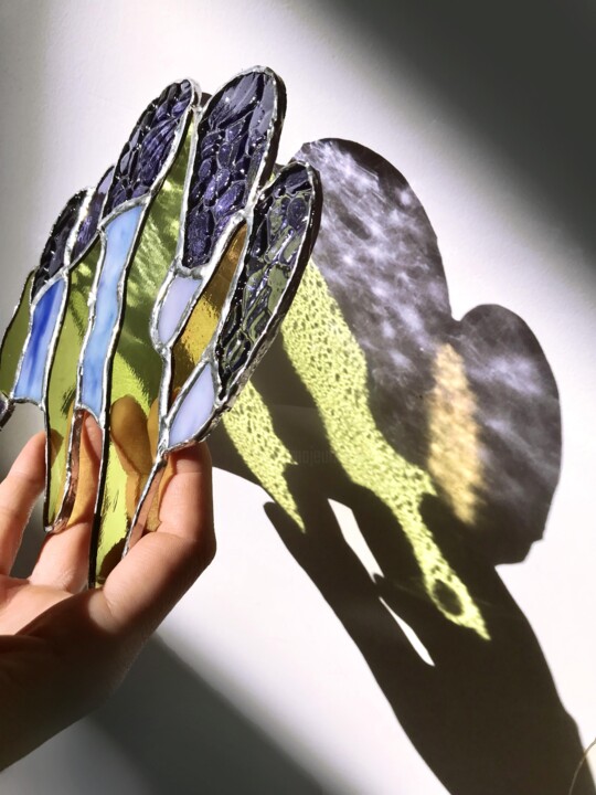 Sculpture intitulée "Glass Creature" par Claire Olivier, Œuvre d'art originale, Verre