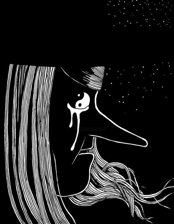 Drawing titled "Lucidity" by Simon Hanselmann, Original Artwork, Ink