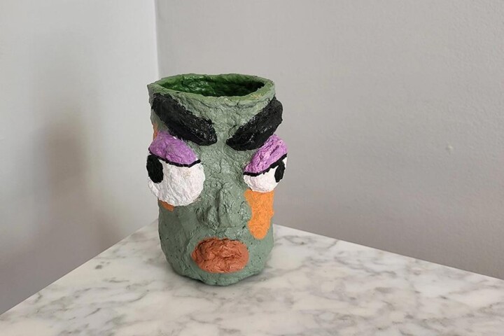Sculpture titled "potoz07" by Adel Gastel, Original Artwork, Acrylic