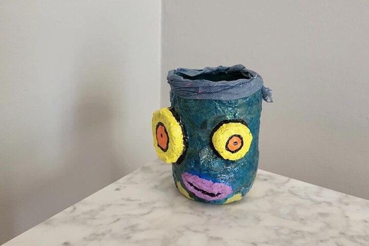 Sculpture titled "potoz11" by Adel Gastel, Original Artwork, Acrylic