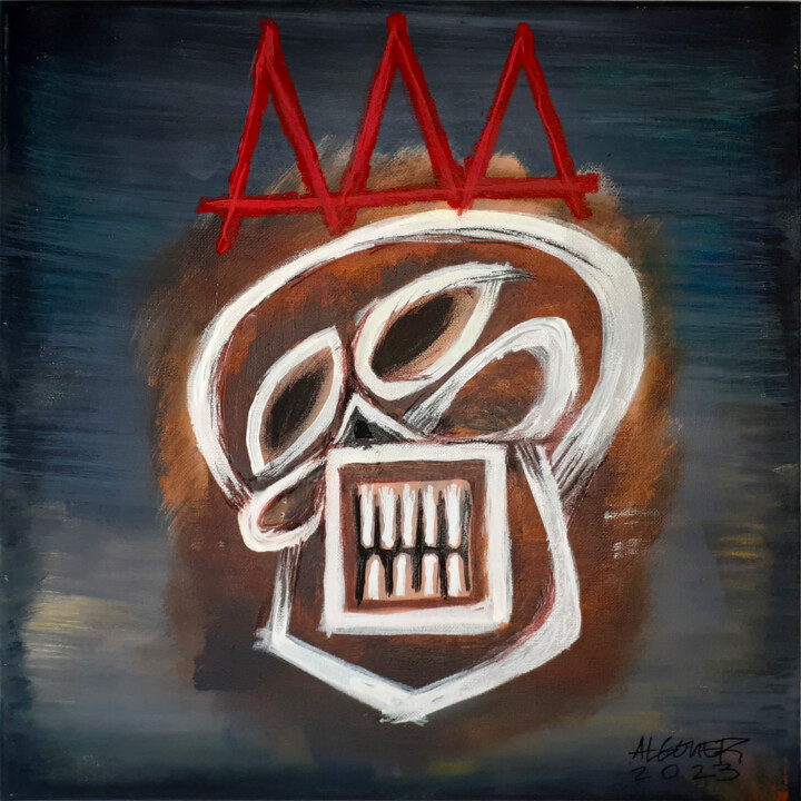 Painting titled "RAJA (I)" by Alvaro Alarcon Figueroa, Original Artwork, Acrylic