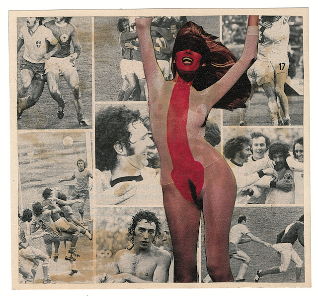Collages titled "Collage Etnografia…" by Eulàlia Grau, Original Artwork, Collages