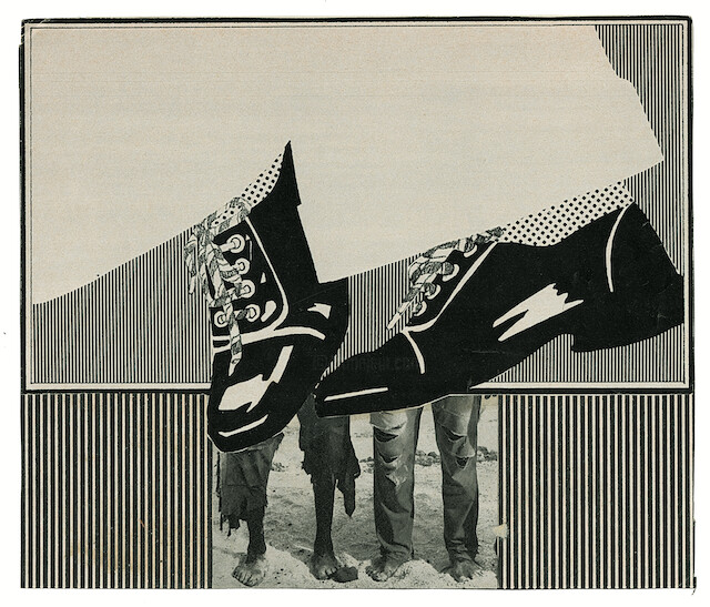 Collages titled "Collage Etnografia…" by Eulàlia Grau, Original Artwork, Collages