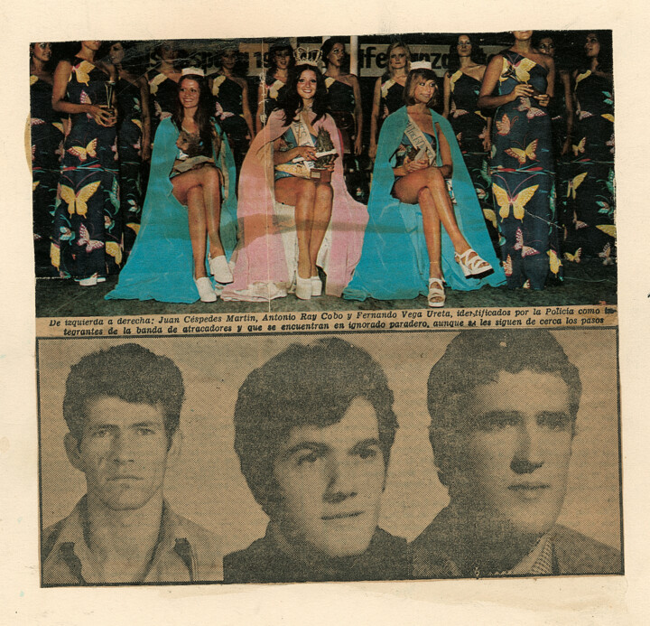 Collages titled "Misses i gàngsters" by Eulàlia Grau, Original Artwork, Collages