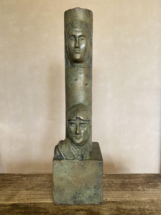 Sculpture intitulée "Médiéval " par Jean Gabriel Mondié, Œuvre d'art originale, Bronze