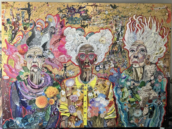 desperate housewives 拼贴, 38.2x51.2 in