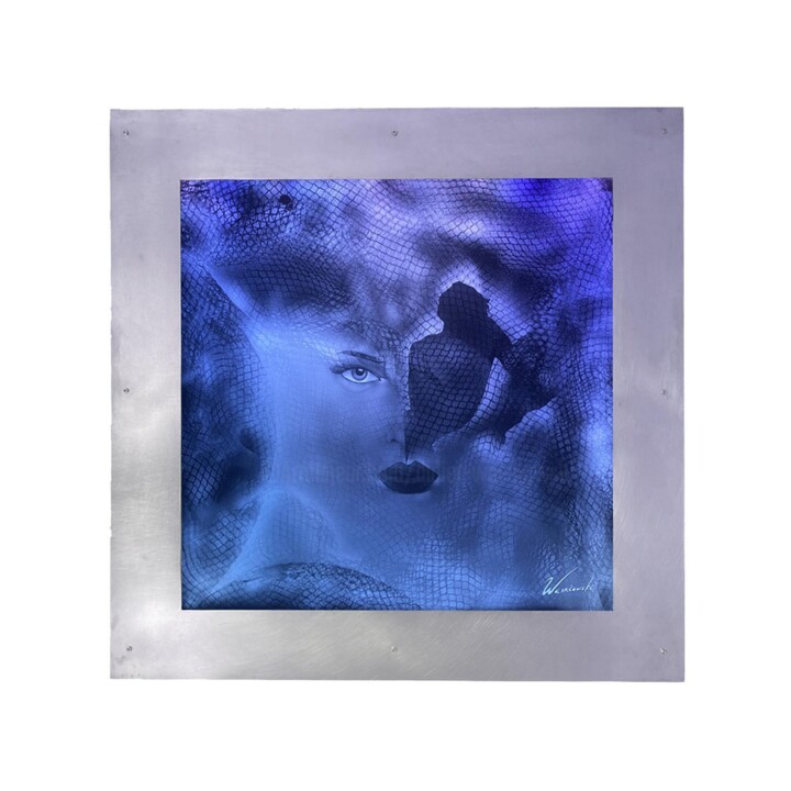 Printmaking titled "Fantasme" by Didier Wasniowski, Original Artwork, Aluminium