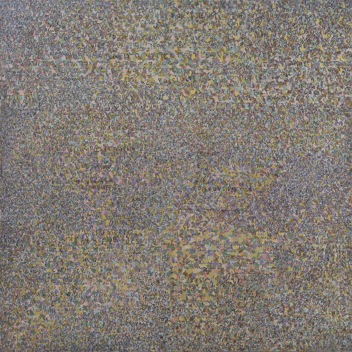 Painting titled "Disparités " by Alain Blondel, Original Artwork, Oil